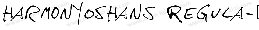 HarmonyOSHans Regula字体转换